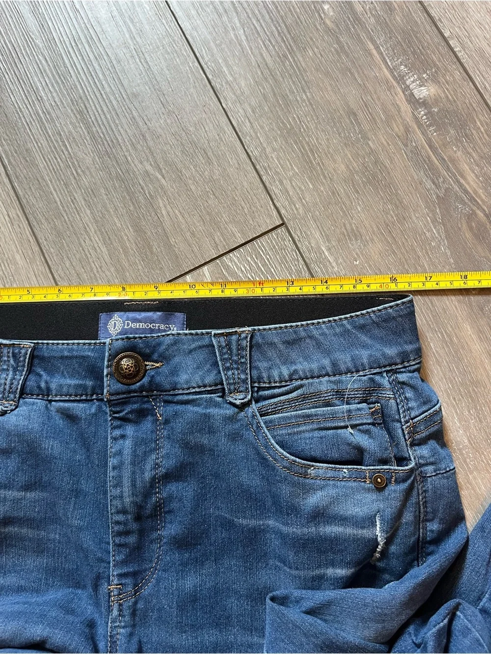 Democracy “Ab” Solution Denim Dark Wash Straight slim Jeans Size 12